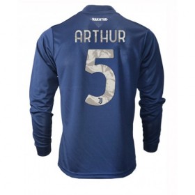 Fußballtrikots Juventus Arthur Melo 5 Auswärtstrikot 2020-2021 Langarm